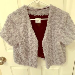 JAC + MAC gray shoulder cover- never worn!